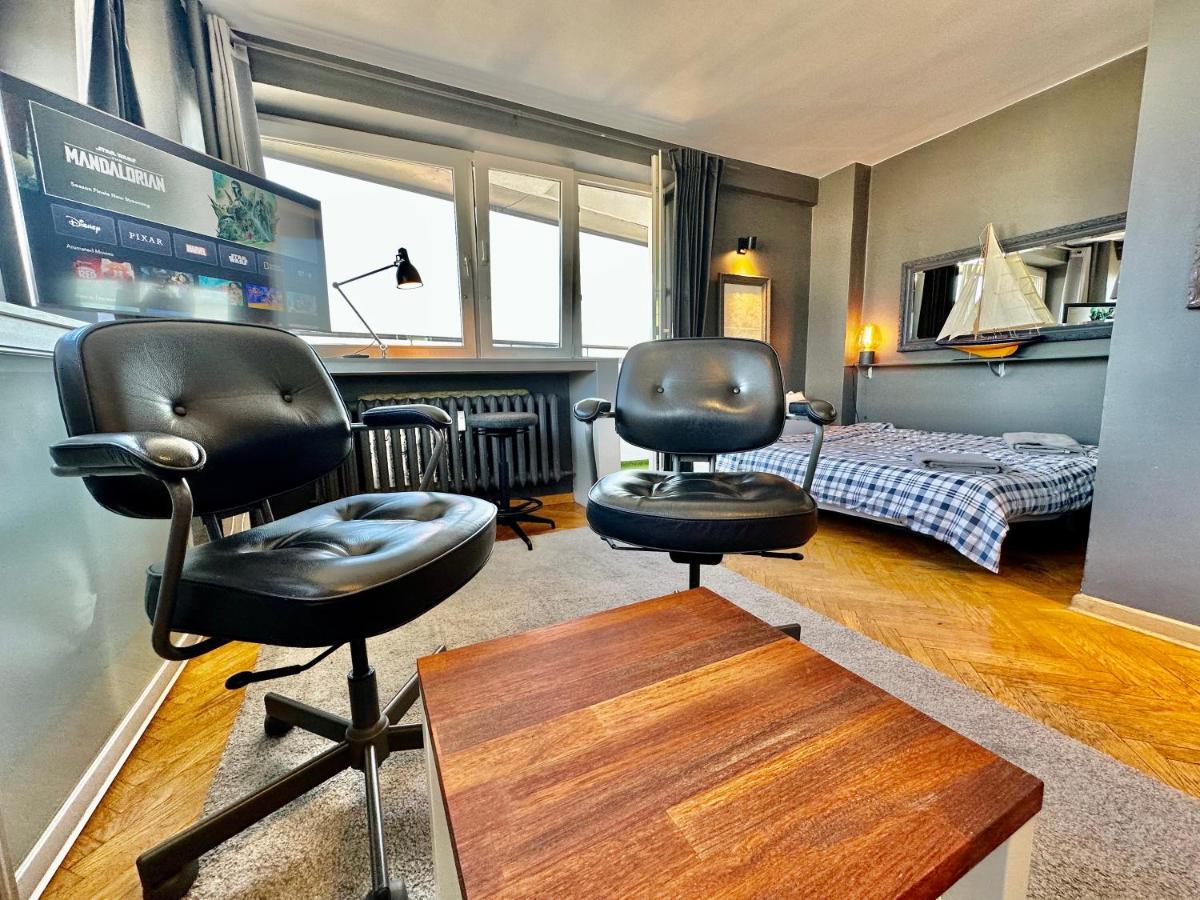 Grey Centrum Panorama: Smart Apartment with Fast Wi-Fi Warsaw Exterior photo