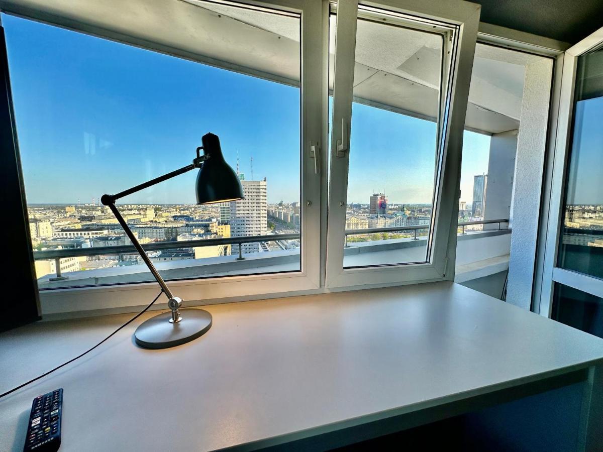 Grey Centrum Panorama: Smart Apartment with Fast Wi-Fi Warsaw Exterior photo