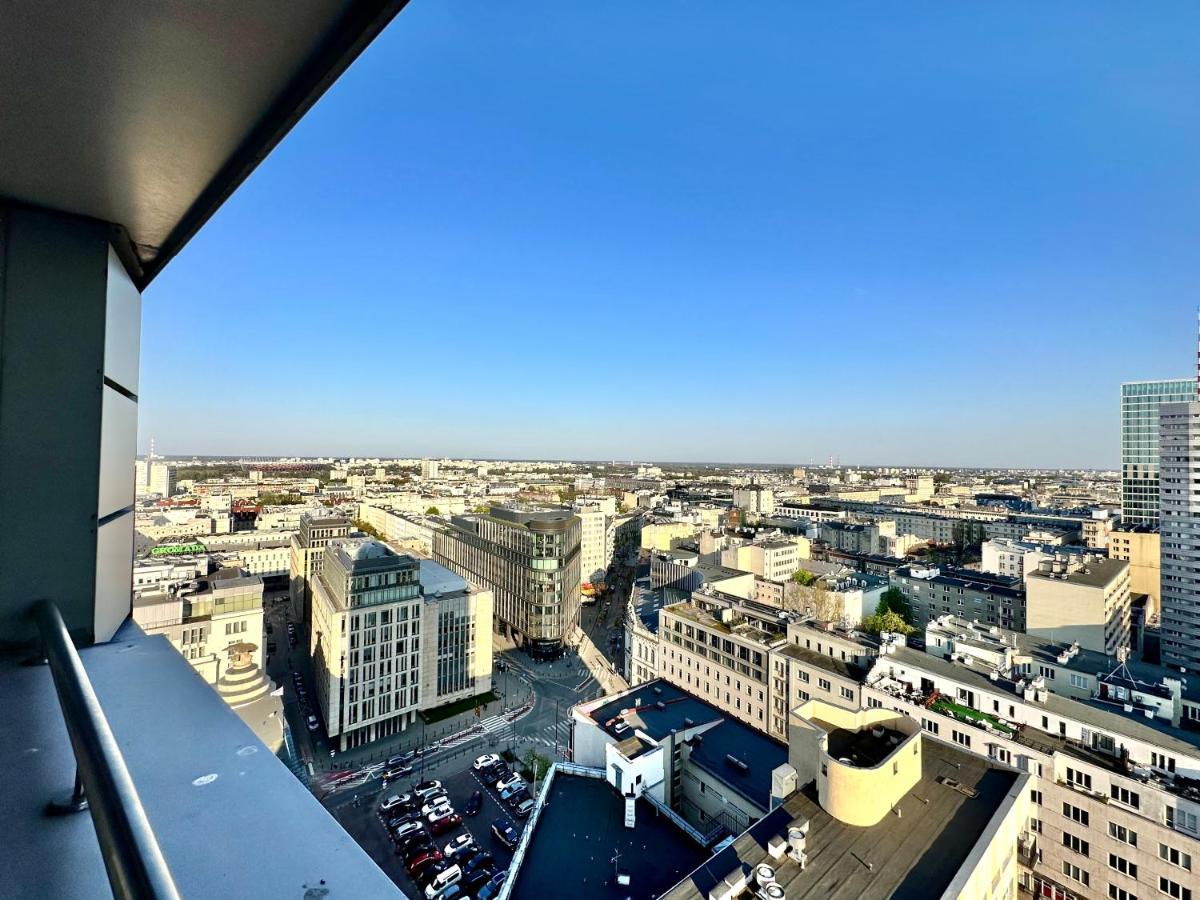 Grey Centrum Panorama: Smart Apartment with Fast Wi-Fi Warsaw Exterior photo