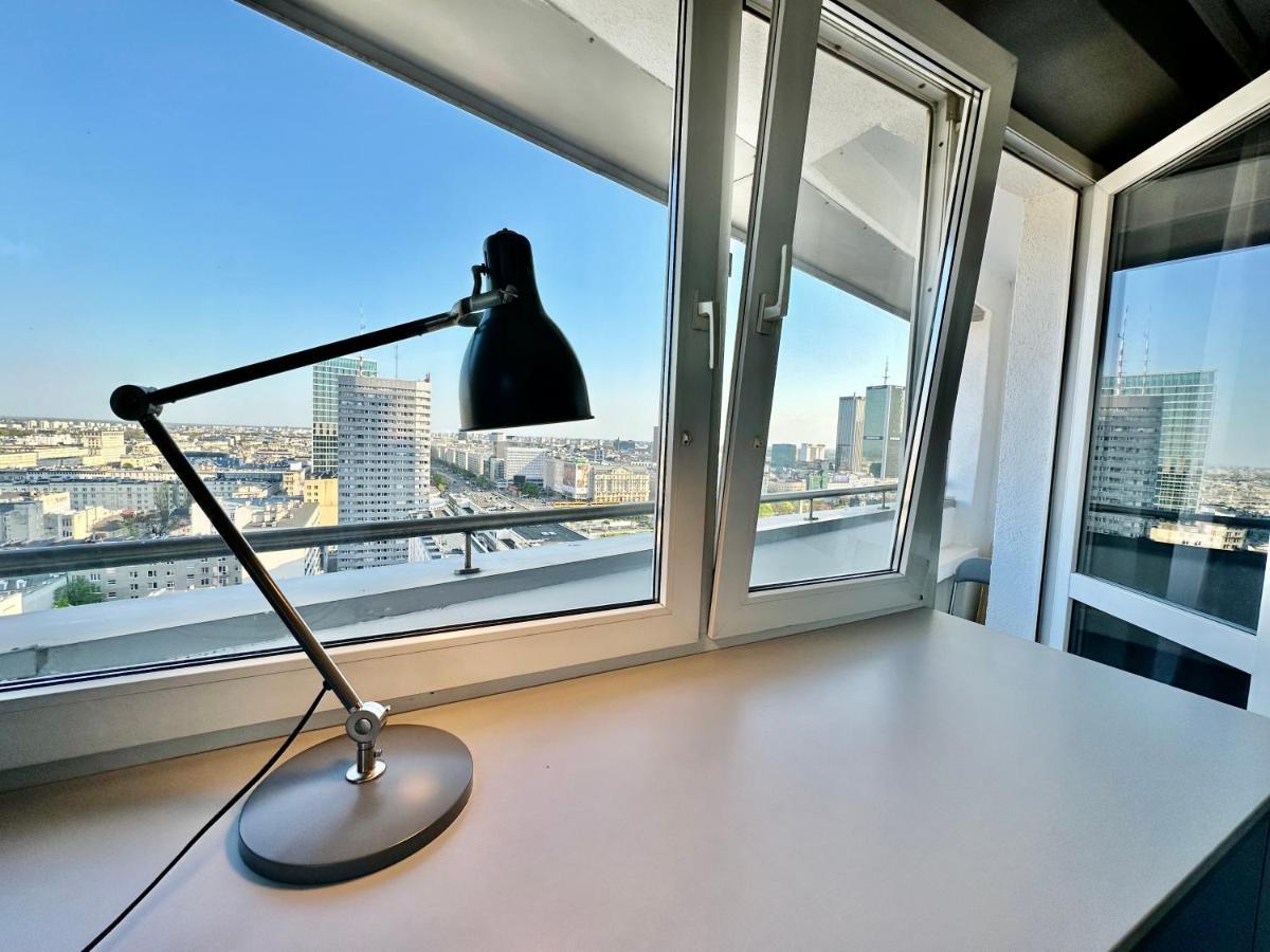 Grey Centrum Panorama: Smart Apartment with Fast Wi-Fi Warsaw Exterior photo