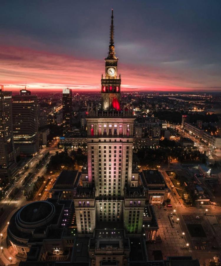 Grey Centrum Panorama: Smart Apartment with Fast Wi-Fi Warsaw Exterior photo