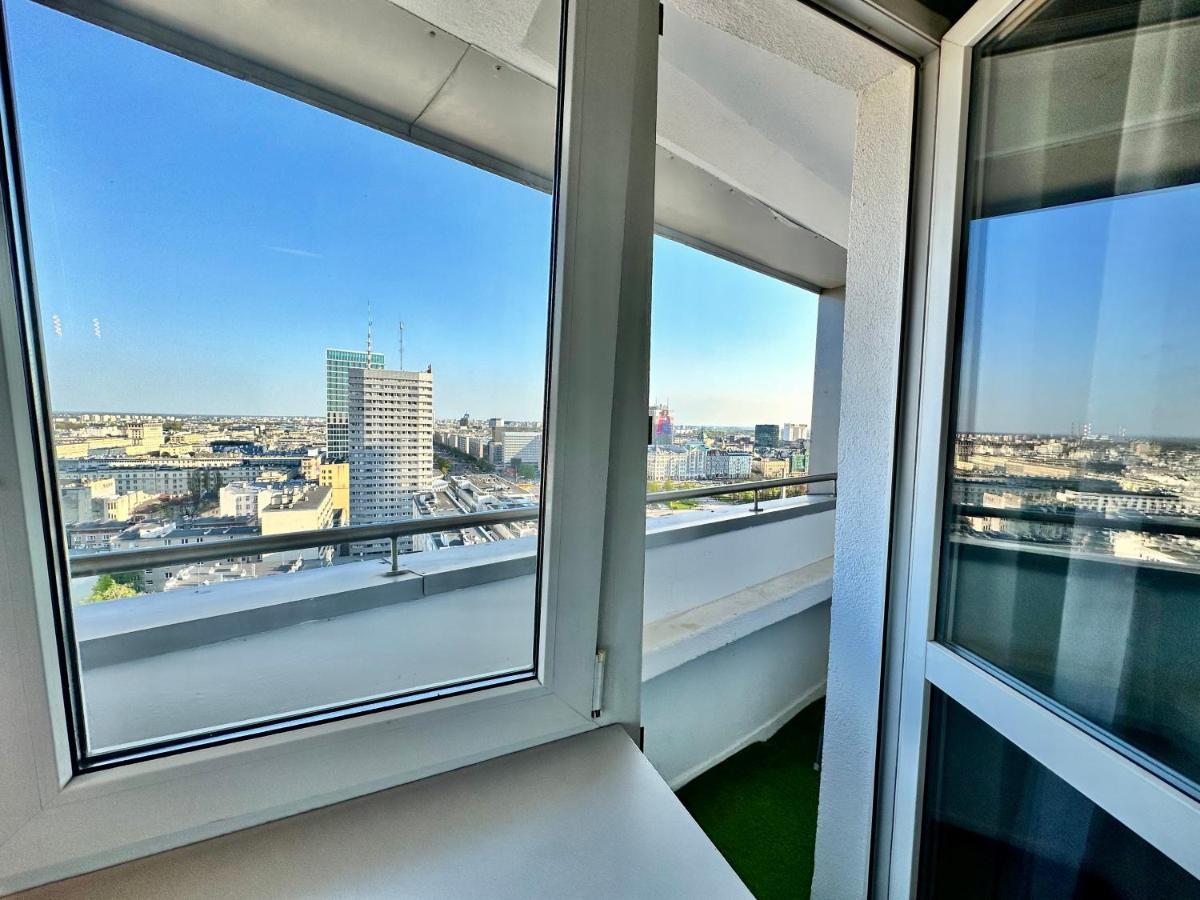 Grey Centrum Panorama: Smart Apartment with Fast Wi-Fi Warsaw Exterior photo