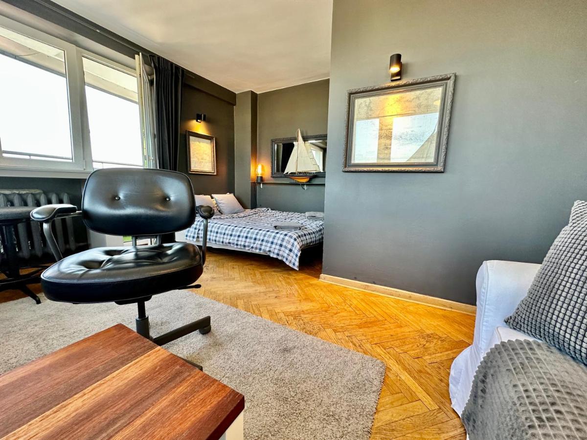 Grey Centrum Panorama: Smart Apartment with Fast Wi-Fi Warsaw Exterior photo